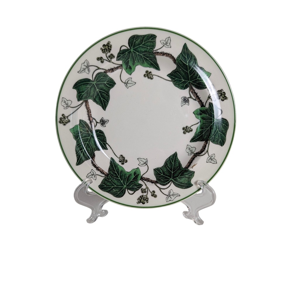 Vintage Wedgwood Napoleon Ivy Bread and Butter Plates - 6 Inch (Set of 2)".